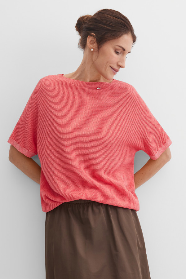 Джемпер с коротким рукавом