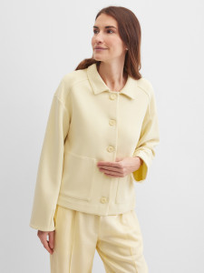 Жакет трикотажный с накладными карманами