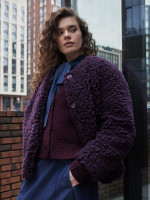 Шуба укороченная оверсайз