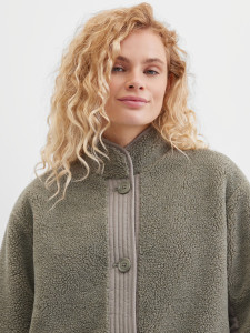 Куртка Тедди со стеганой отделкой