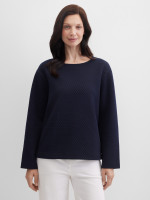 Свитшот из фактурного трикотажа