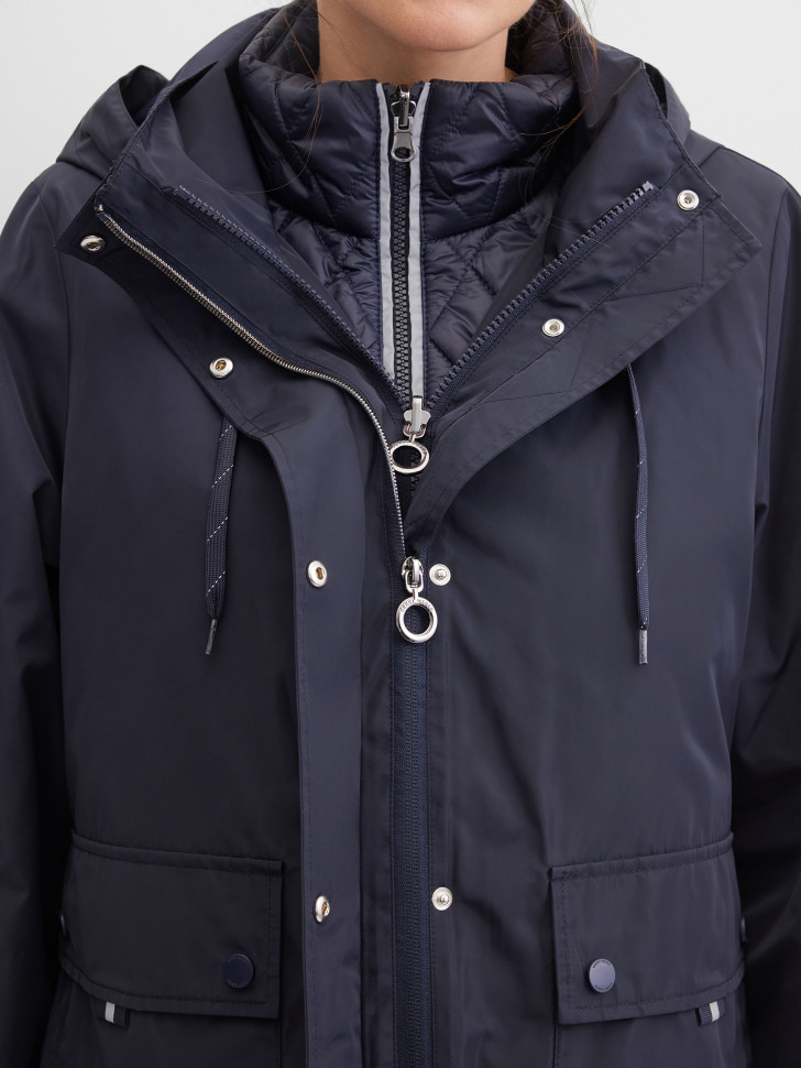 Куртка-трансформер с жилетом и капюшоном