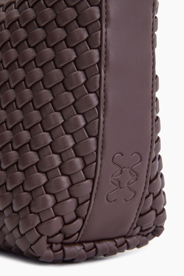 Сумка с плетением