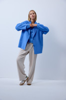 Пальто укороченное из шерсти