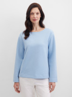 Свитшот из фактурного трикотажа