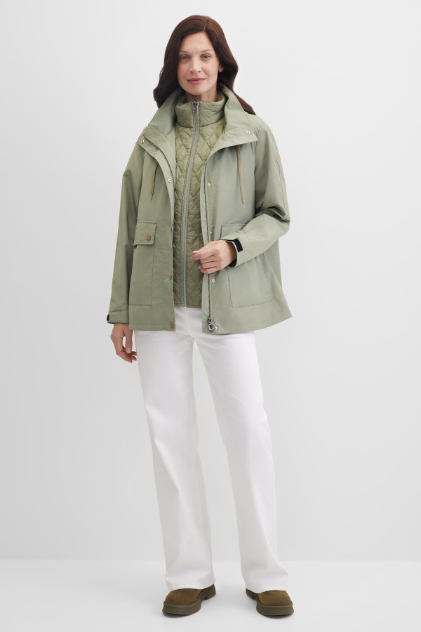 Куртка-трансформер с жилетом и капюшоном