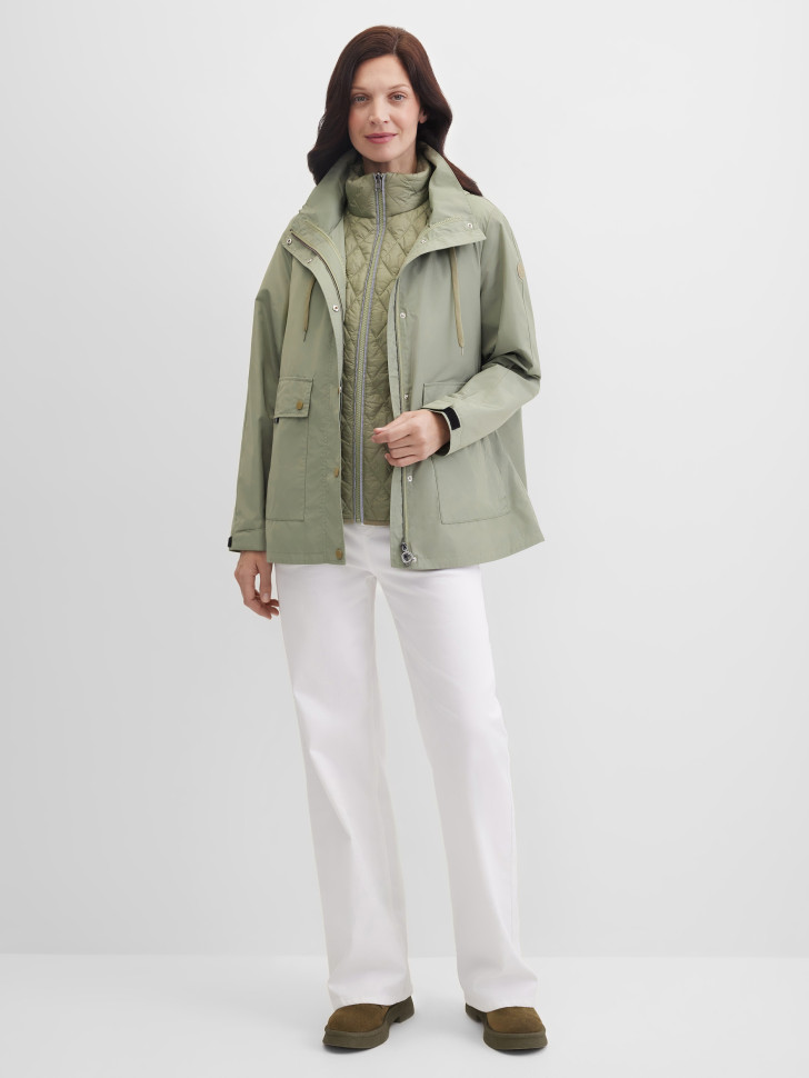 Куртка-трансформер с жилетом и капюшоном