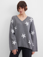 Пуловер с рисунком