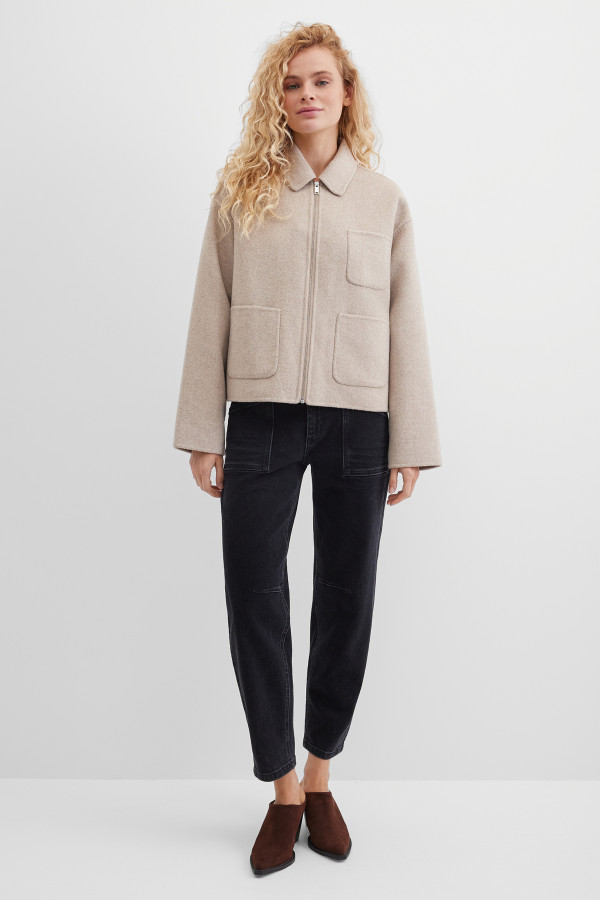 Жакет-куртка на молнии