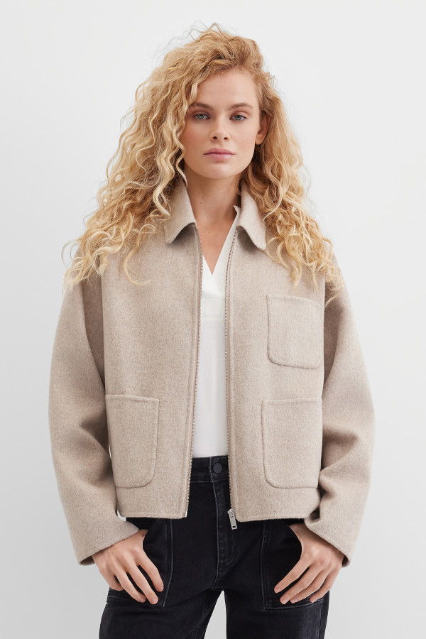 Жакет-куртка на молнии