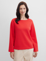 Свитшот из фактурного трикотажа