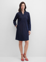 Платье джинсовое миди прямое