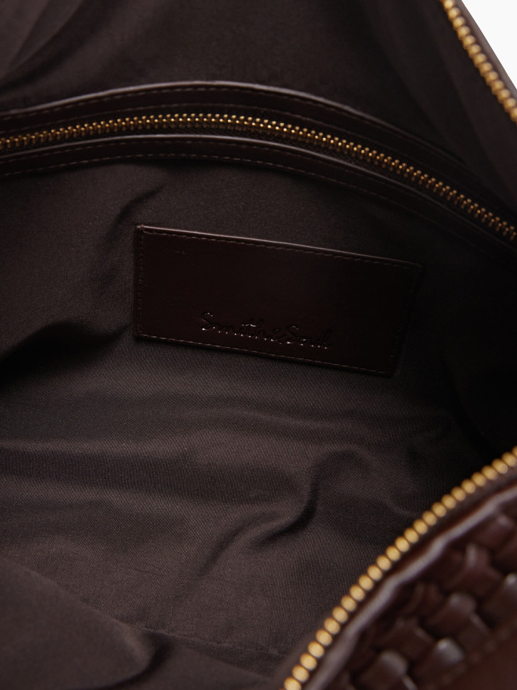 Сумка с плетением