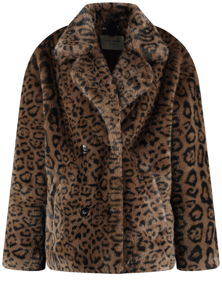 Шуба искусственная из экомеха