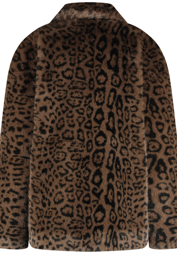 Шуба искусственная из экомеха