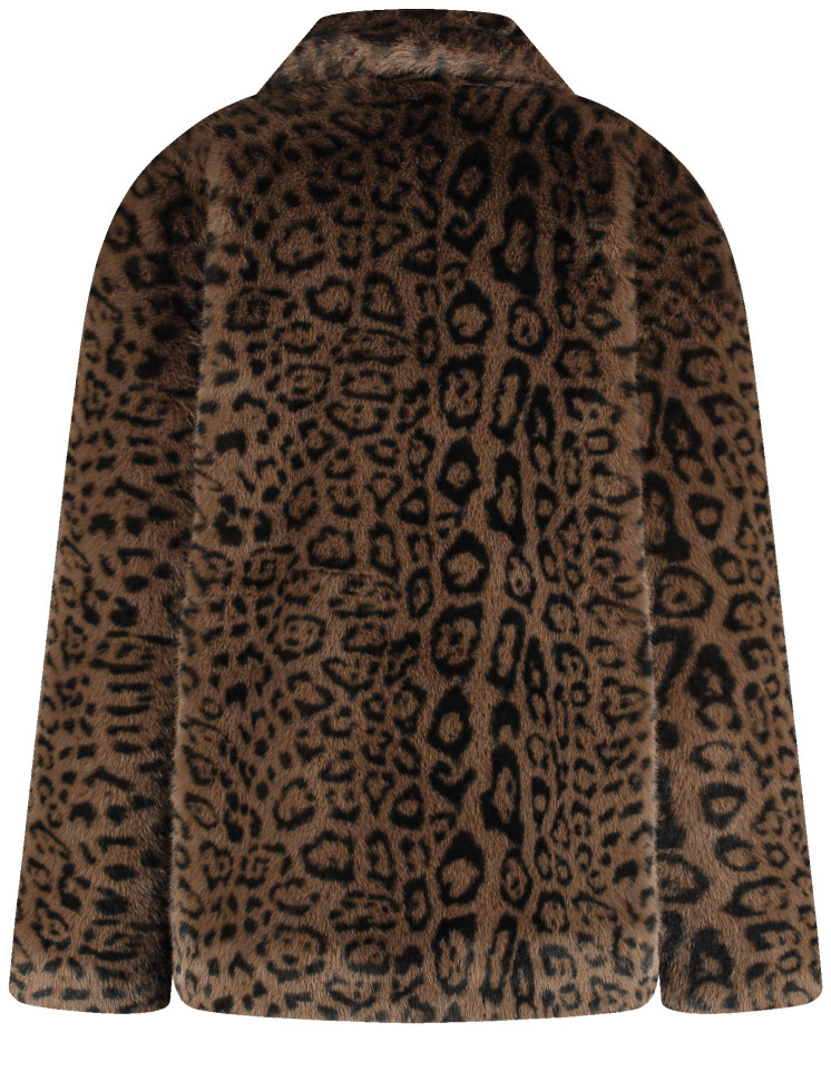 Шуба искусственная из экомеха