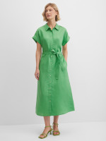 Платье-рубашка изо льна