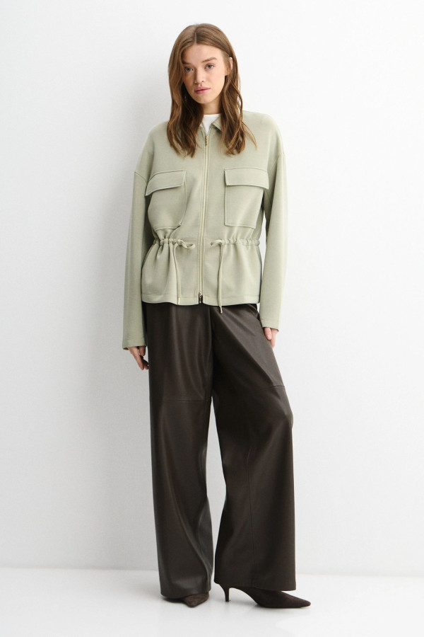 Жакет сафари с карманами