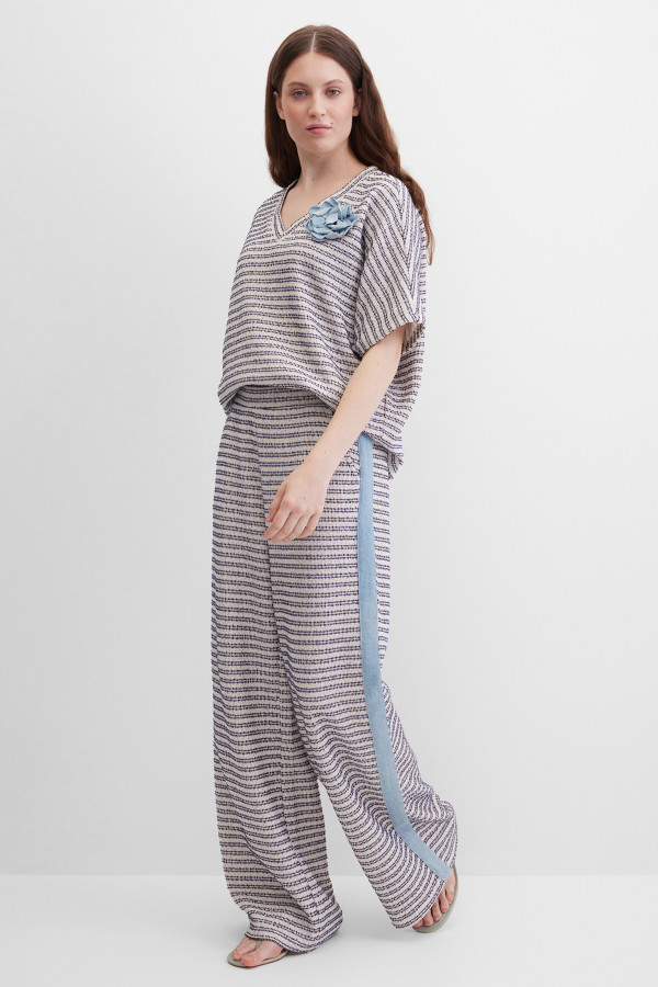 Брюки широкие