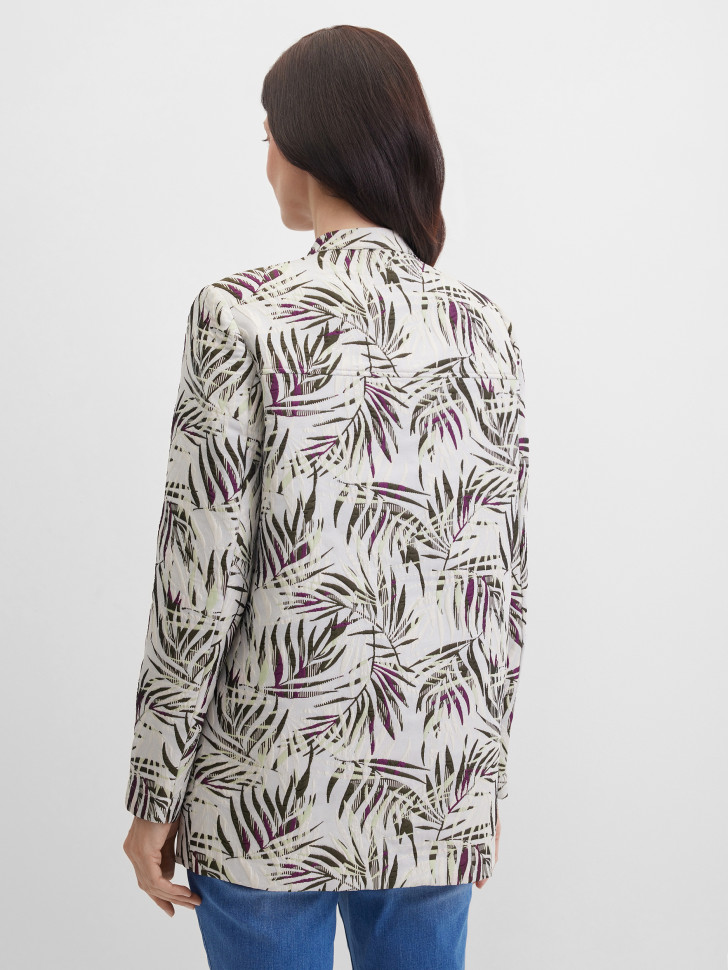 Жакет однобортный удлиненный