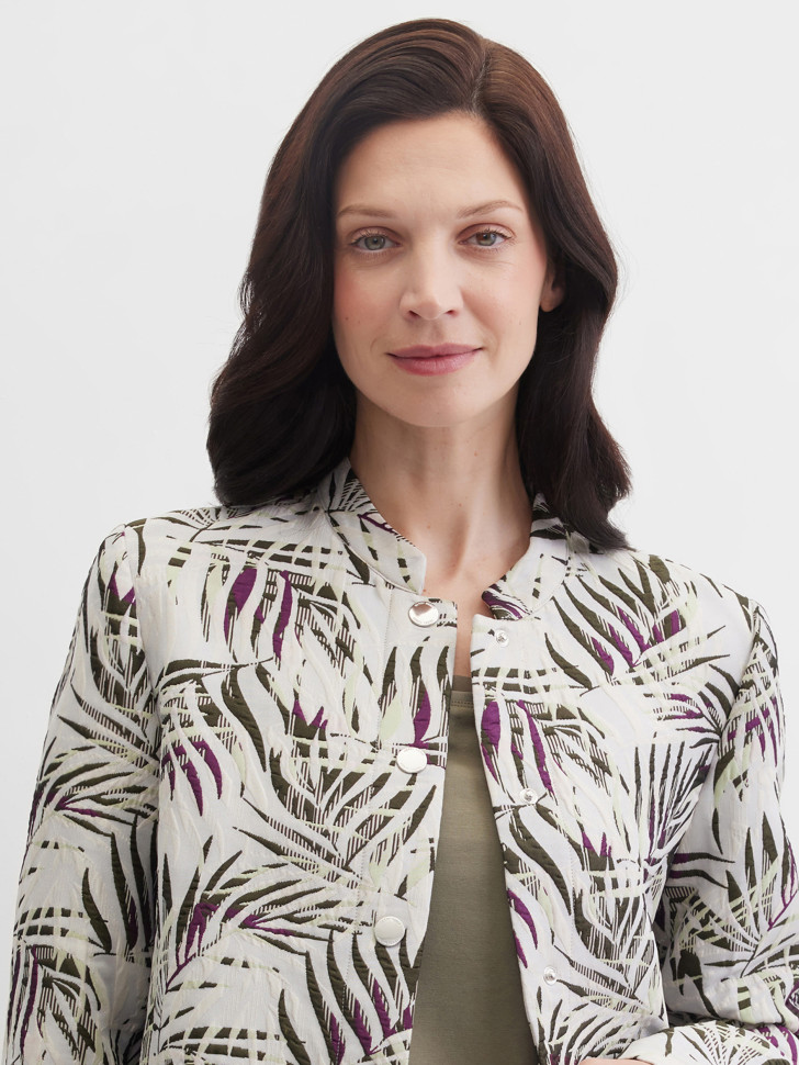 Жакет однобортный удлиненный