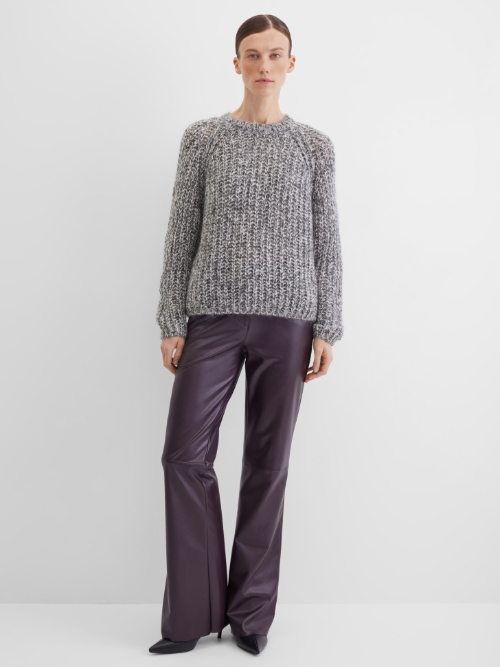 Джемпер крупной вязки