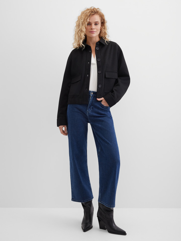 Жакет-куртка на пуговицах