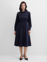 Платье-рубашка миди