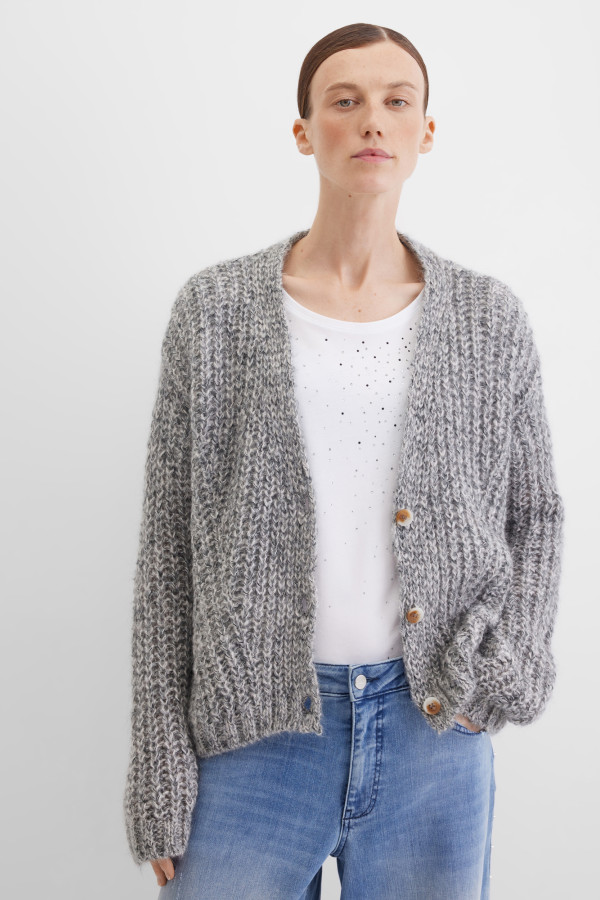 Кардиган вязаный