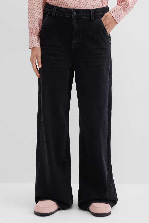 Джинсы широкие