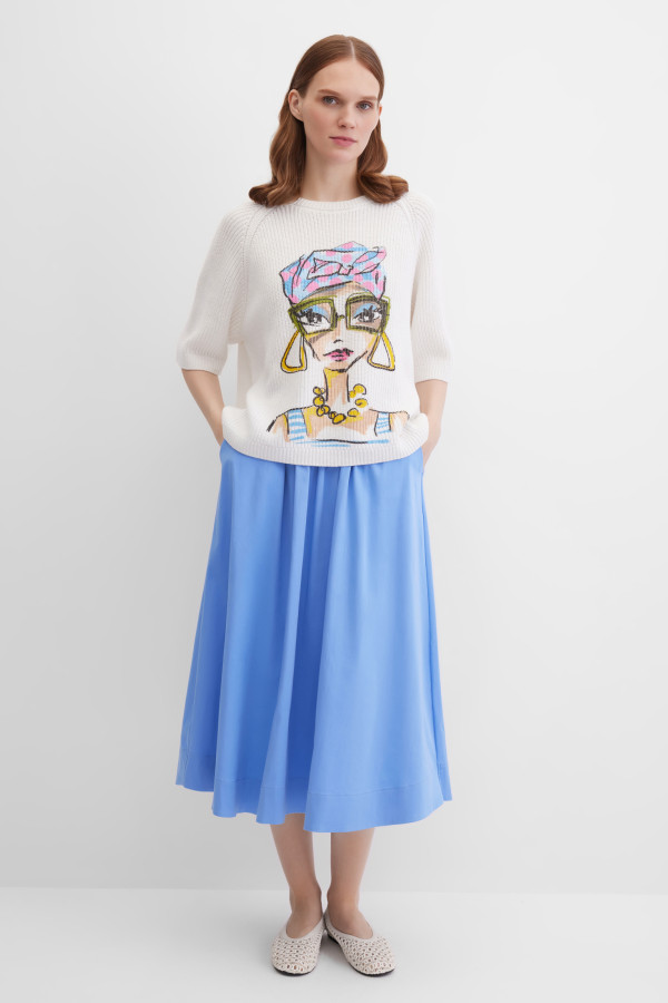 Джемпер свободный