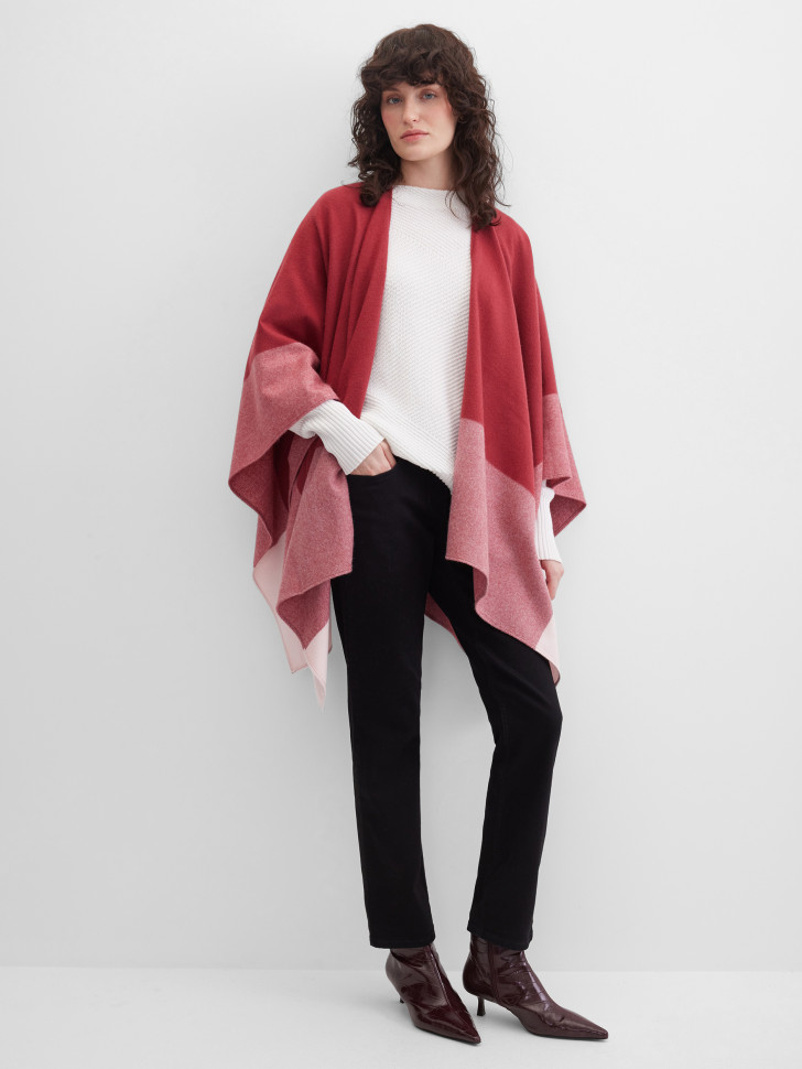 Пончо свободного кроя