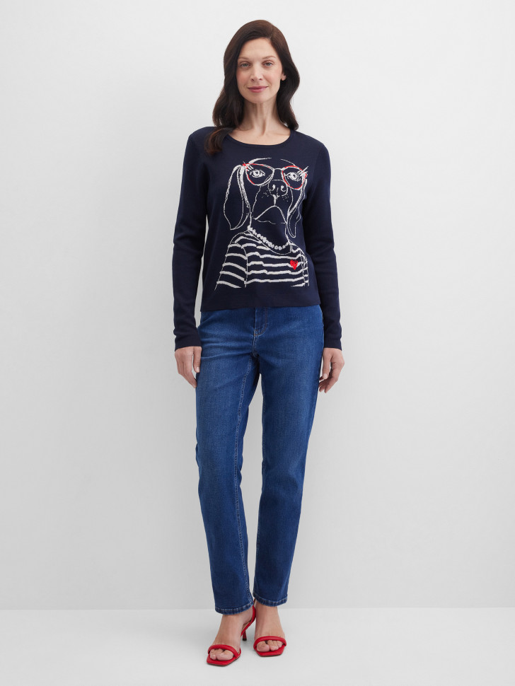 Джемпер с рисунком