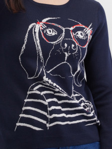 Джемпер с рисунком