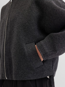 Бомбер с добавлением шерсти