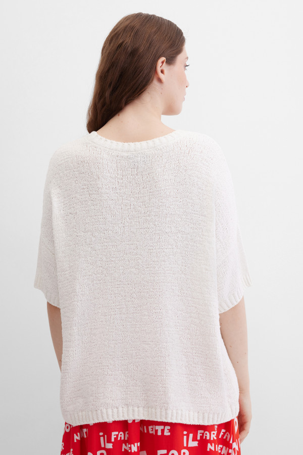 Джемпер с коротким рукавом