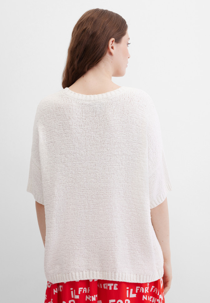 Джемпер с коротким рукавом