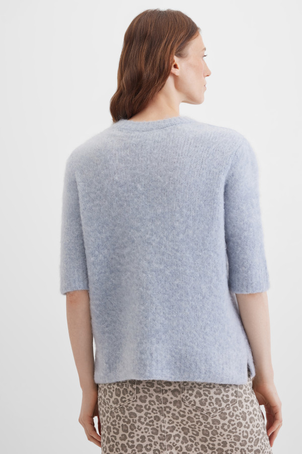 Пуловер с коротким рукавом