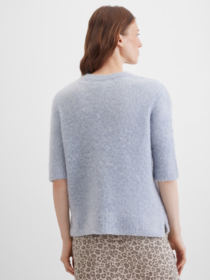 Пуловер с коротким рукавом