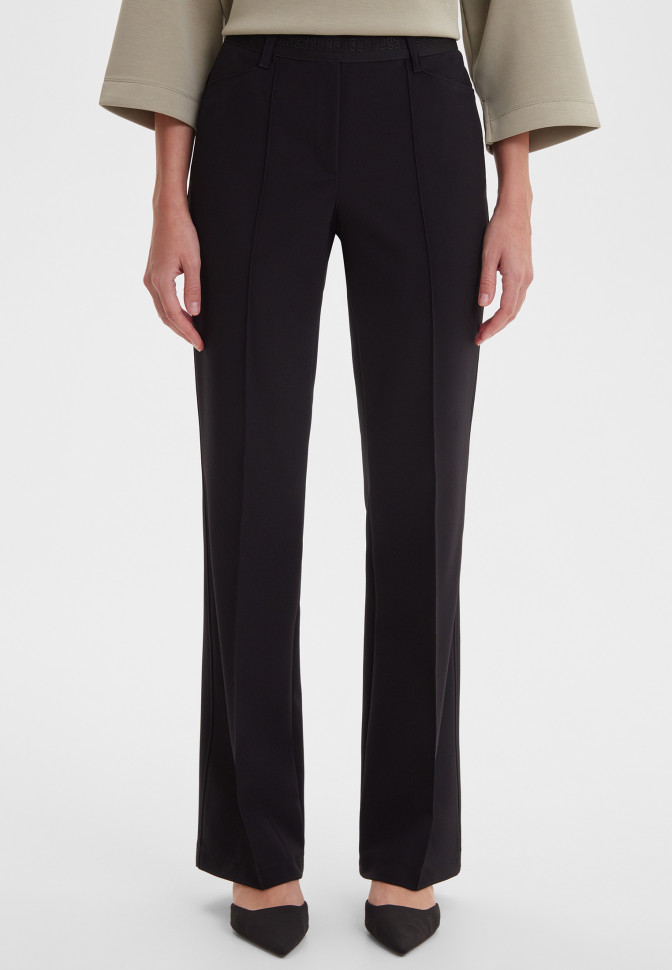 Брюки со стрелками прямые