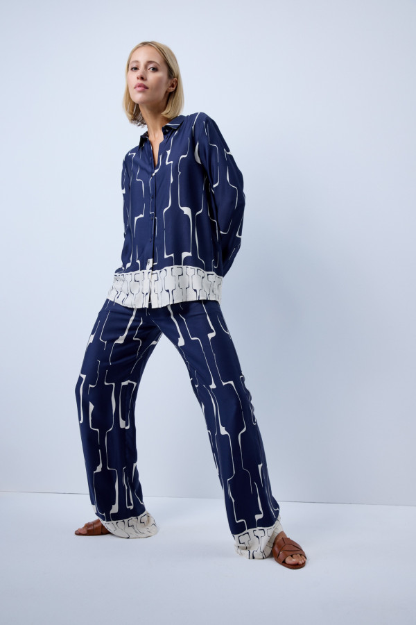 Брюки из вискозы