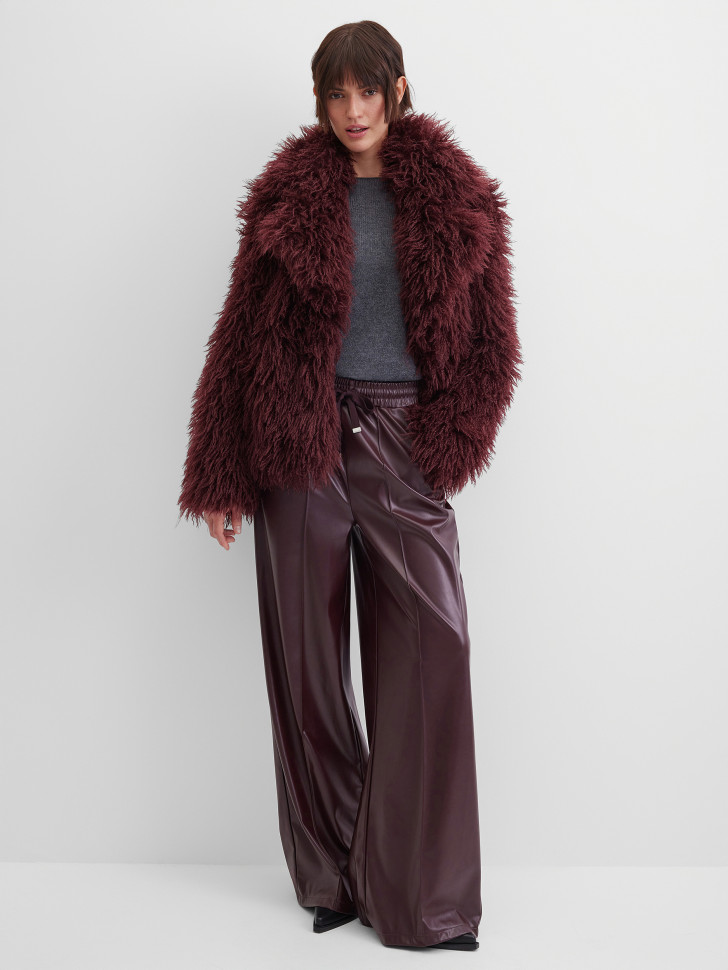 Шуба из искусственного меха