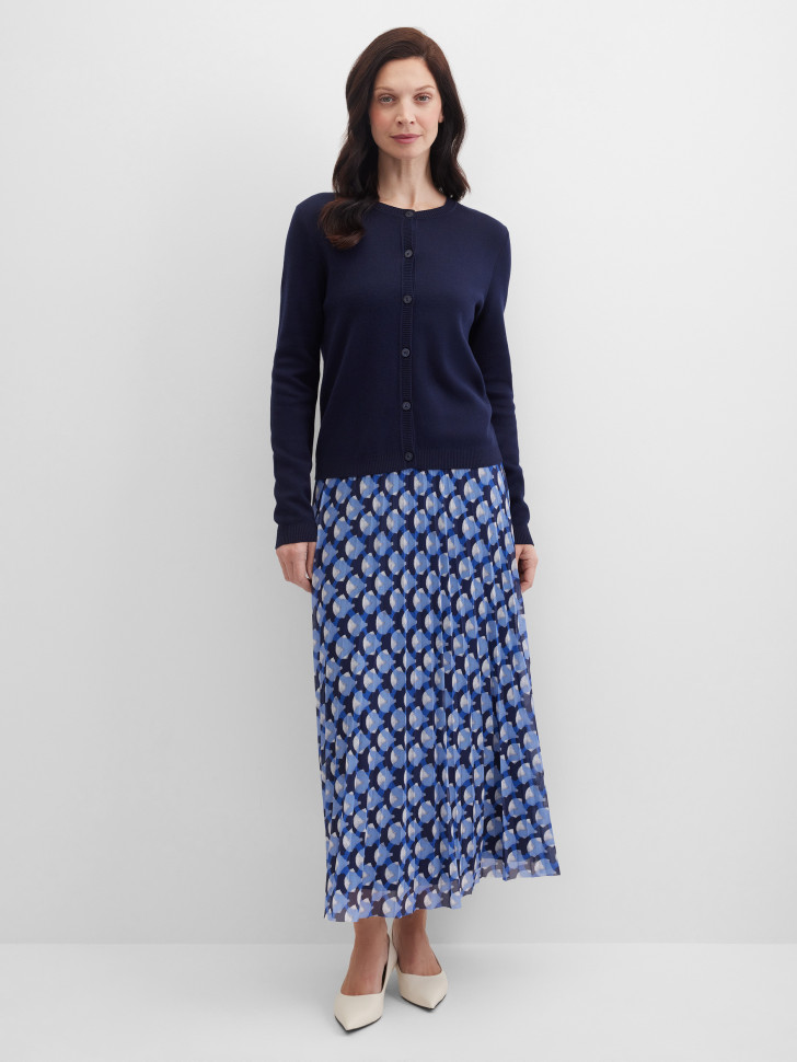 Кардиган с рисунком на спине