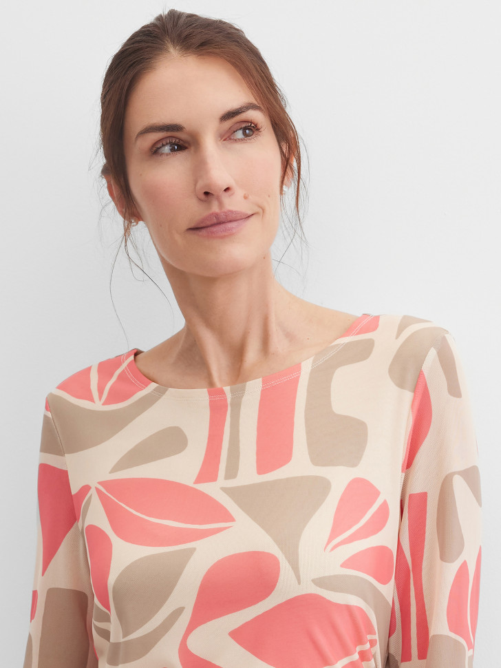 Платье миди с рукавом 3/4