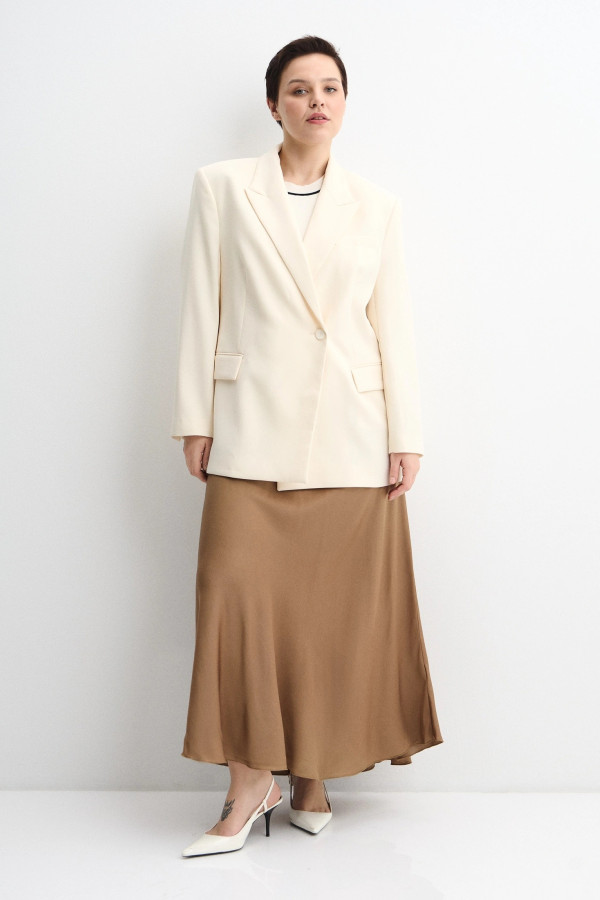 Юбка атласная