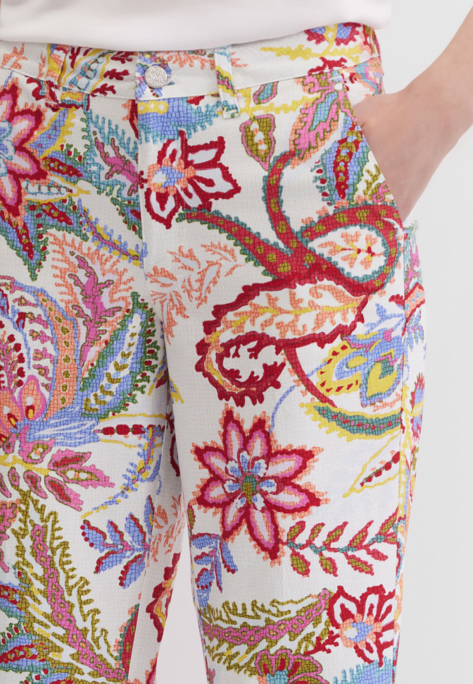 Джинсы укороченные