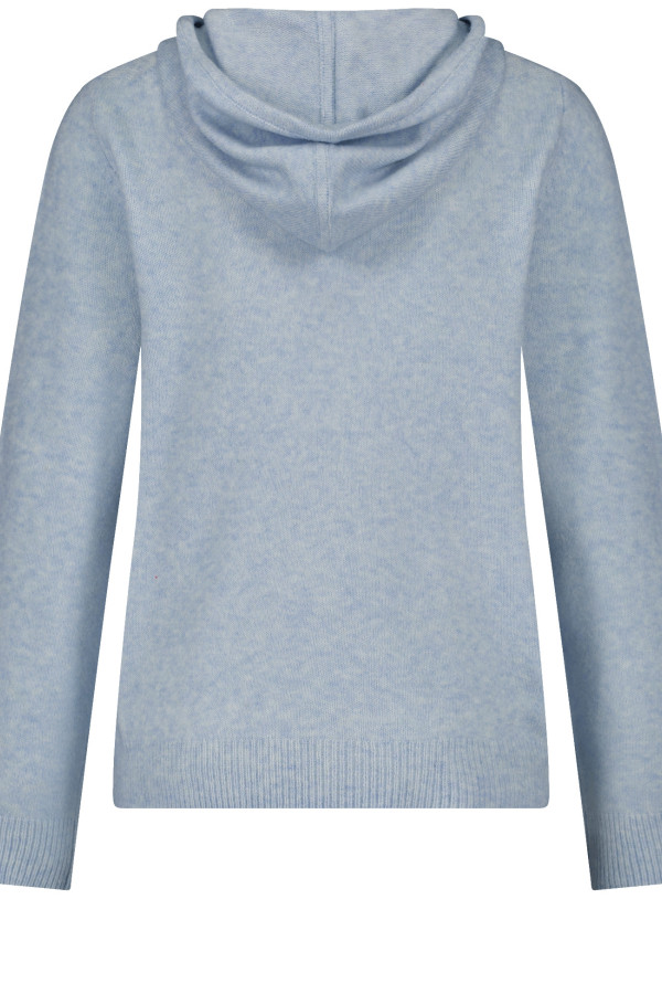 Джемпер прямого кроя с капюшоном