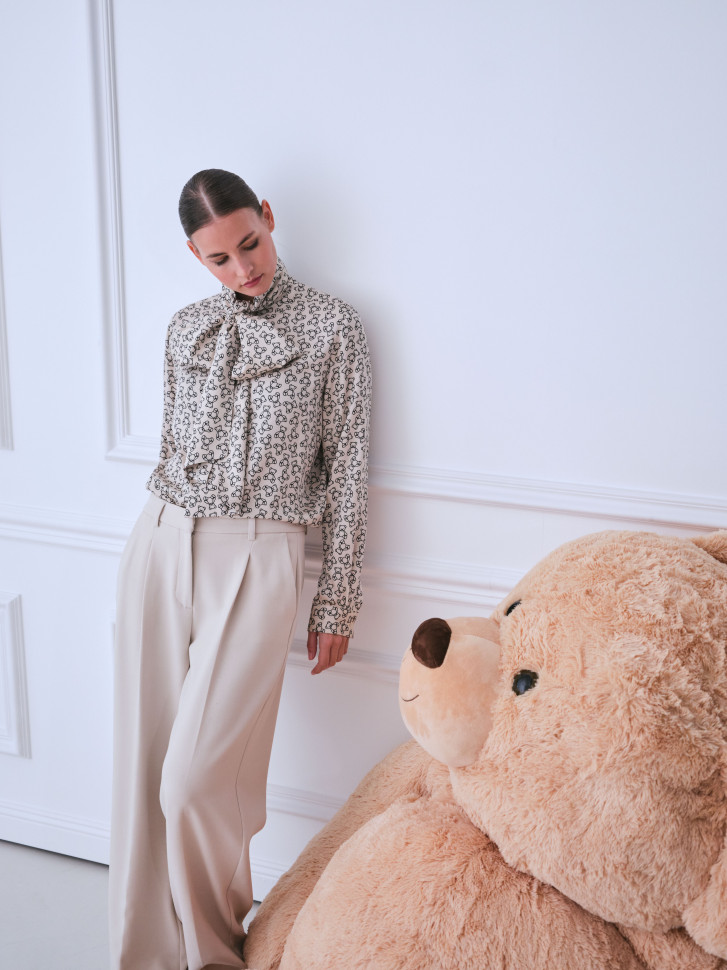 Блуза свободного кроя