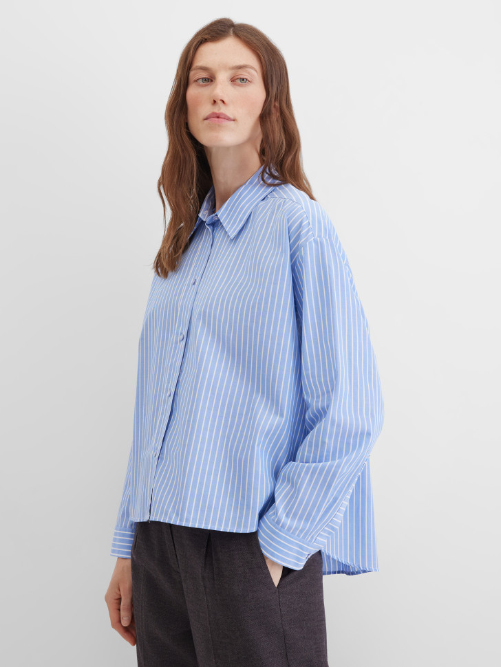 Блузка свободная укороченная