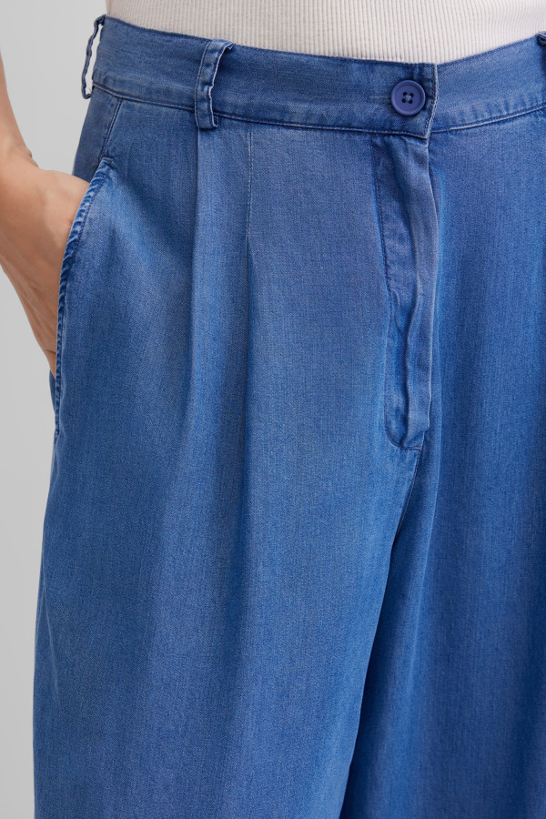 Брюки широкие